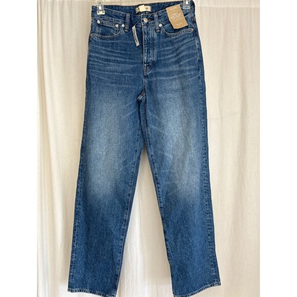 Madewell Item NM892 Tall Curvy Low-Slung Straight Jeans, Size T25 - Picture 3 of 7